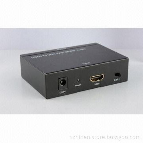 HDMI to VGA adapter with SPDIF Audio